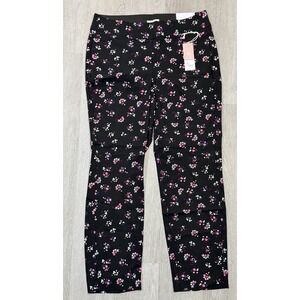 Lane Bryant The Allie Skinny Ankle Pants Women 14R Floral Dress Sexy Stretch NWT